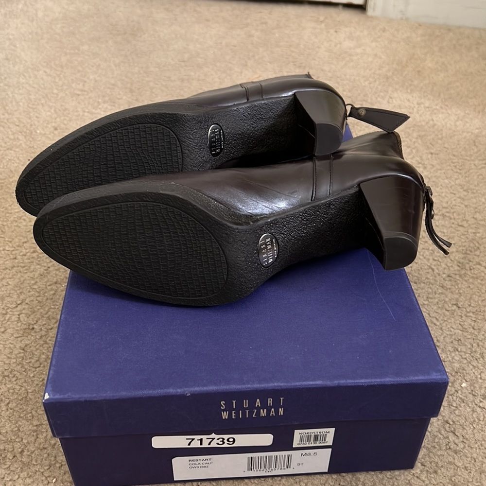 Stuart Weitzman Brown Restart Bootie - image 5